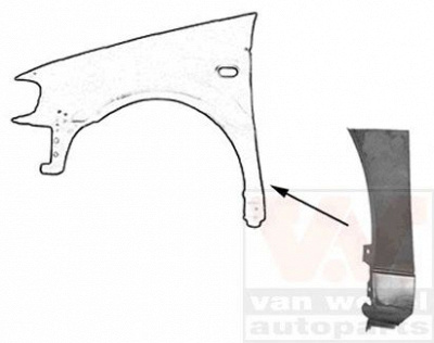 VAN WEZEL 5824155 -  Крыло